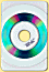 Cd-r card vierge rectangulaire format carte de crdit dim. 8.4 x 5.9 livr en pochettes plastique,  partir de 10 pices.
